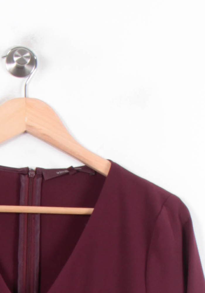 Robe Bordeaux - Taille M/38 de la marque La Fée Maraboutée | PARAD78366 - Vendu par Paradigme - Image 3
