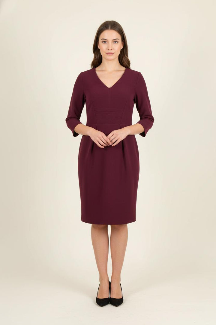 Robe Bordeaux - Taille M/38 de la marque La Fée Maraboutée | PARAD78366 - Vendu par Paradigme - Image 1