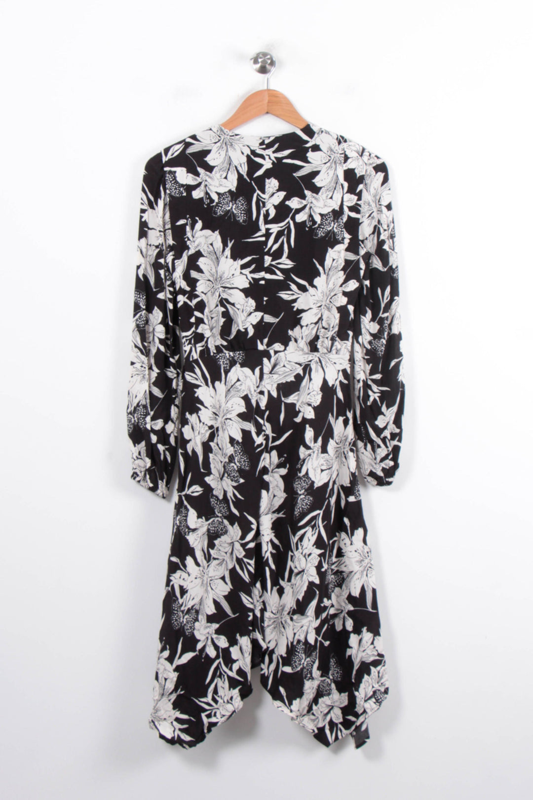 Robe Midi Noire et Blanche - Taille XS/34 de la marque IKKS | PARAD78381 - Vendu par Paradigme - Image 4