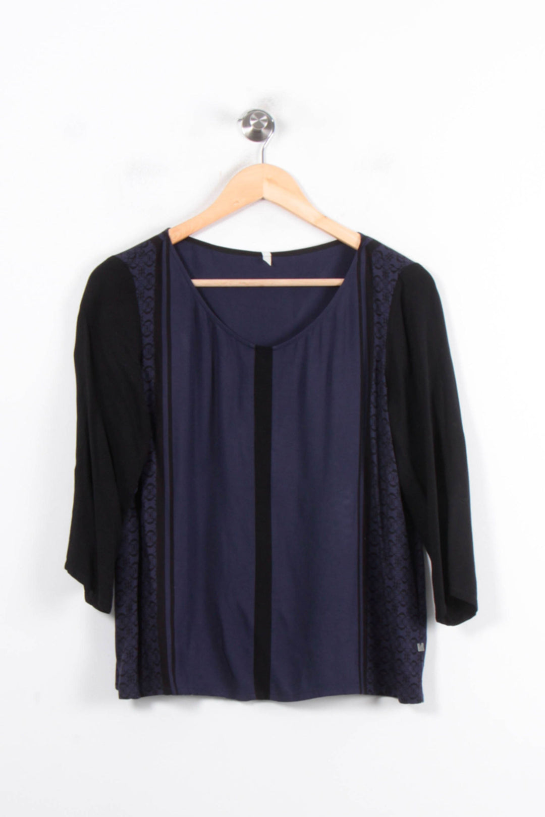 Blouse Bleu et Noir - Taille M/38 de la marque I.Code | PARAD78383 - Vendu par Paradigme - Image 2
