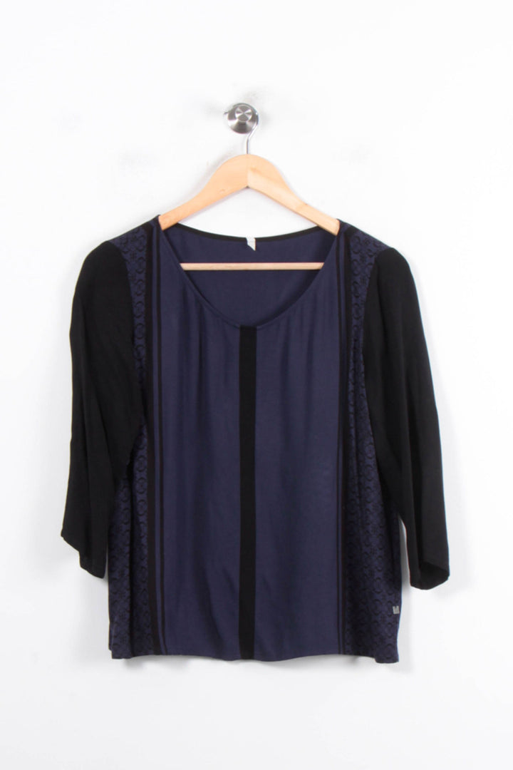 Blouse Bleu et Noir - Taille M/38 de la marque I.Code | PARAD78383 - Vendu par Paradigme - Image 2