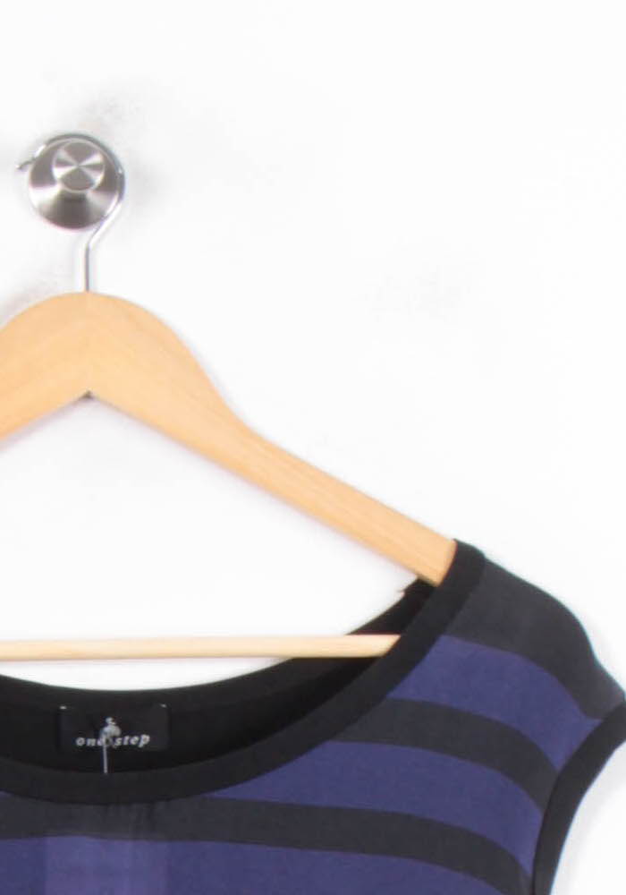 Débardeur Noir et Bleu - Taille M/38 de la marque One Step | PARAD78385 - Vendu par Paradigme - Image 3