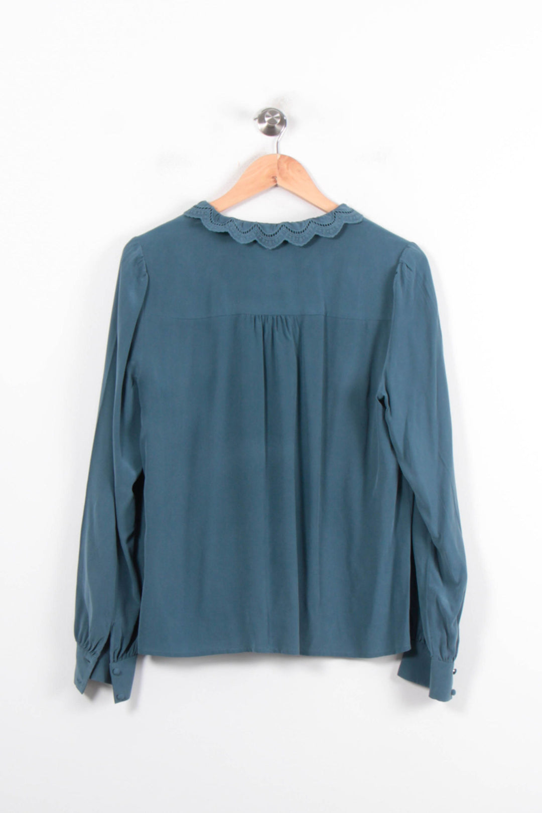 Blouse Verte - Taille L/40 de la marque Sézane | PARAD78387 - Vendu par Paradigme - Image 4