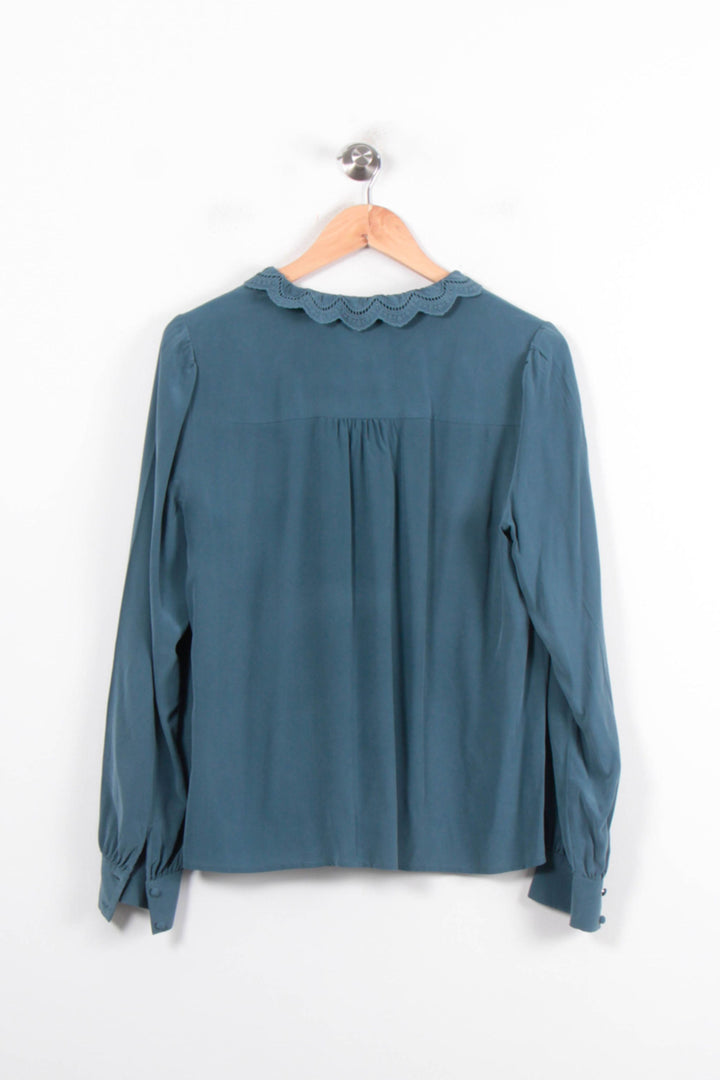 Blouse Verte - Taille L/40 de la marque Sézane | PARAD78387 - Vendu par Paradigme - Image 4