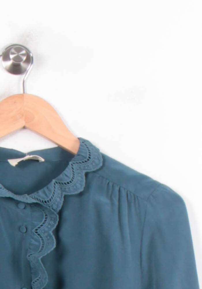 Blouse Verte - Taille L/40 de la marque Sézane | PARAD78387 - Vendu par Paradigme - Image 3