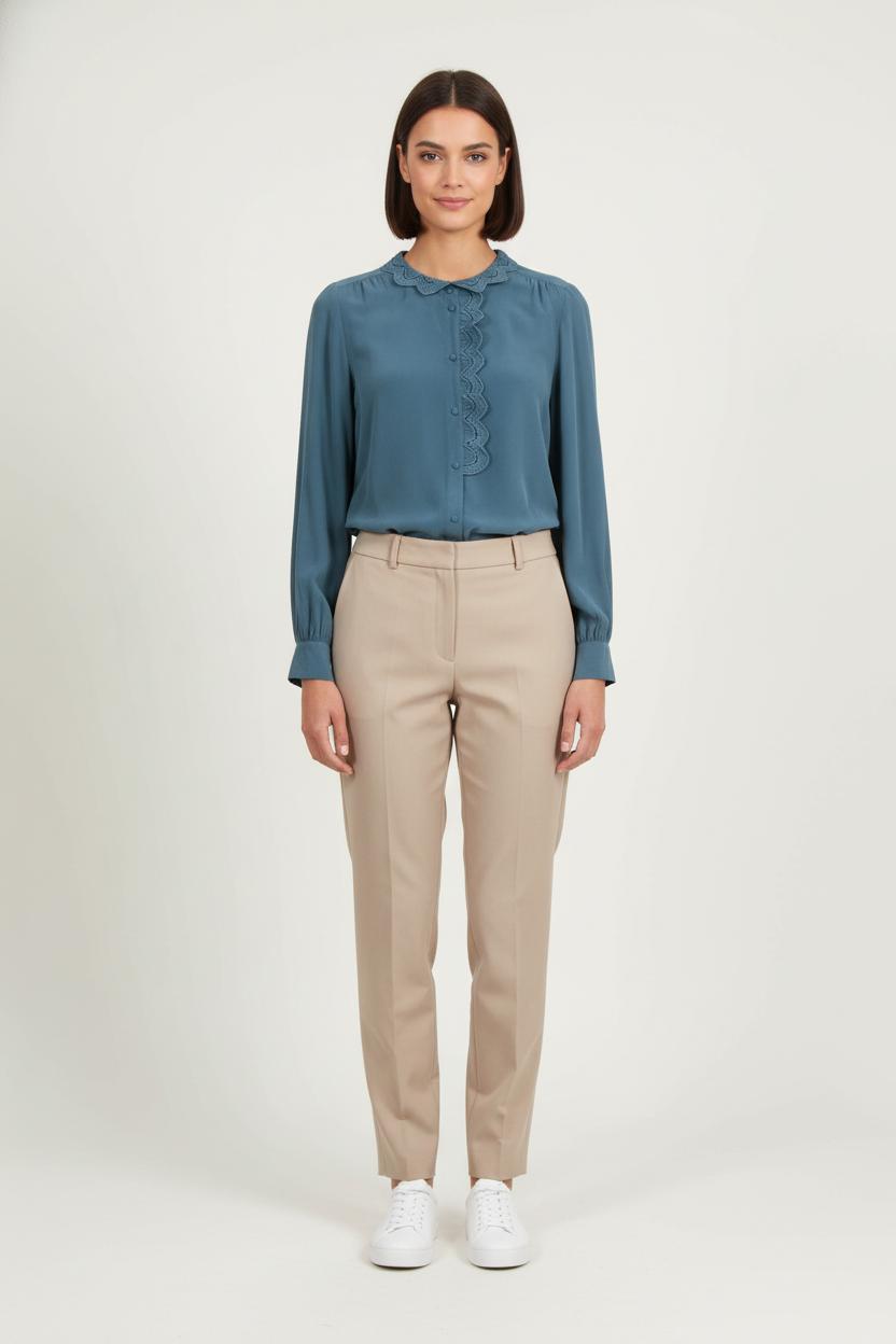 Blouse Verte - Taille L/40 de la marque Sézane | PARAD78387 - Vendu par Paradigme - Image 1