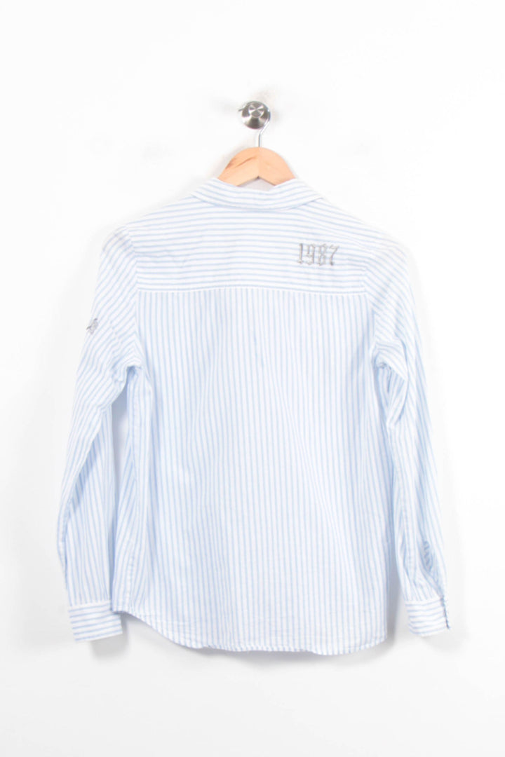 Chemise Rayée Bleue et Blanche - Taille S/36 de la marque IKKS | PARAD78389 - Vendu par Paradigme - Image 4