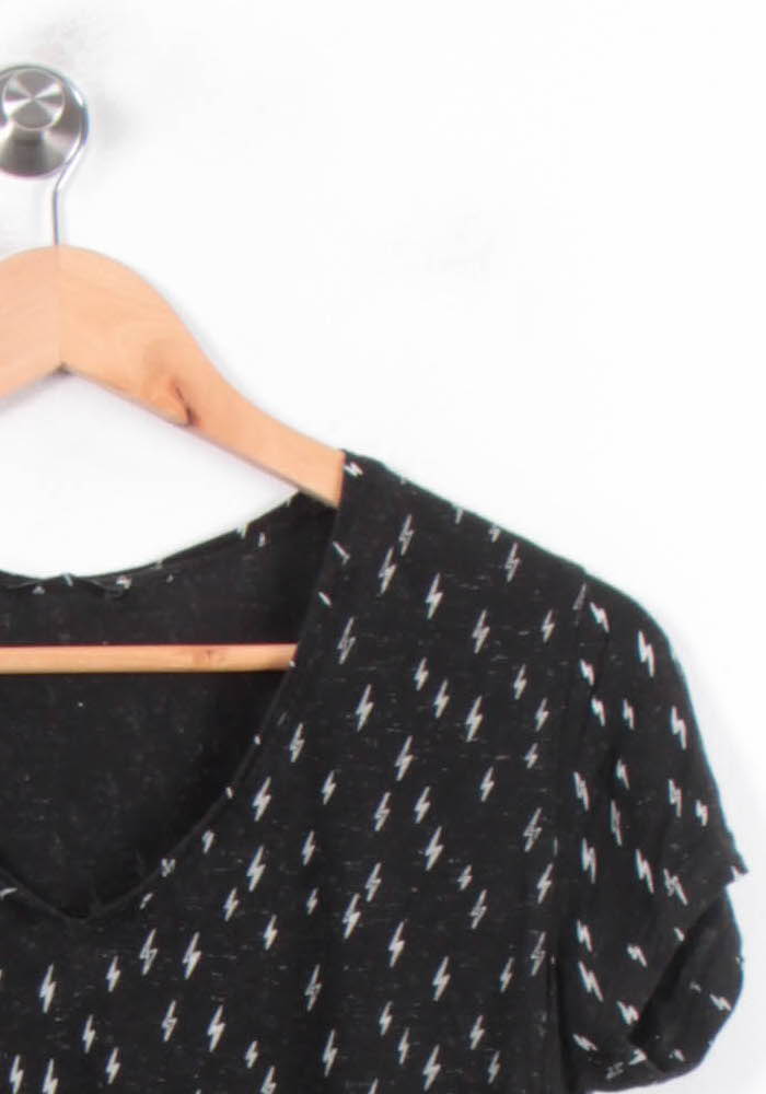 Tee-shirt Noir et Blanc - Taille S/36 de la marque IKKS | PARAD78393 - Vendu par Paradigme - Image 3