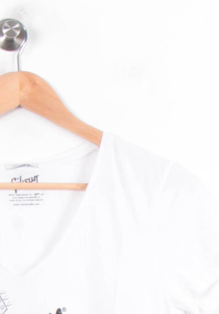 Tee-shirt Blanc - Taille S/36 de la marque IKKS | PARAD78395 - Vendu par Paradigme - Image 3
