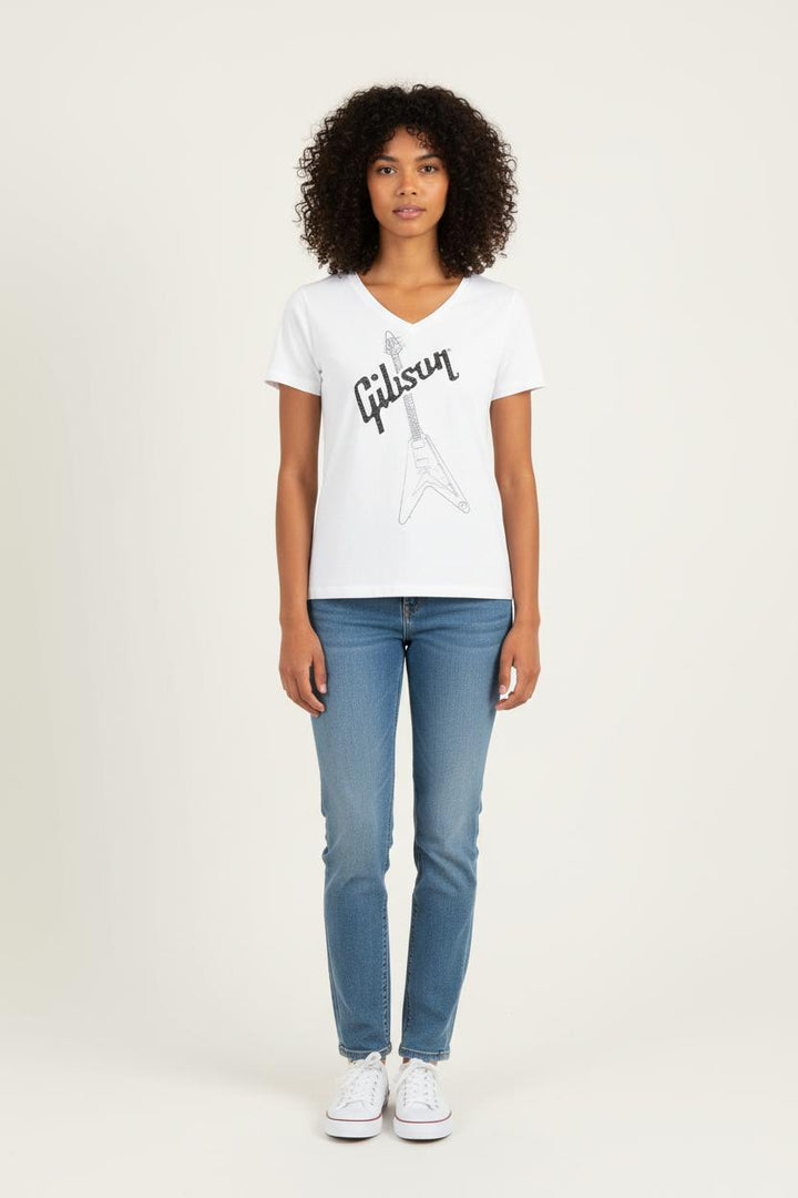 Tee-shirt Blanc - Taille S/36 de la marque IKKS | PARAD78395 - Vendu par Paradigme - Image 1