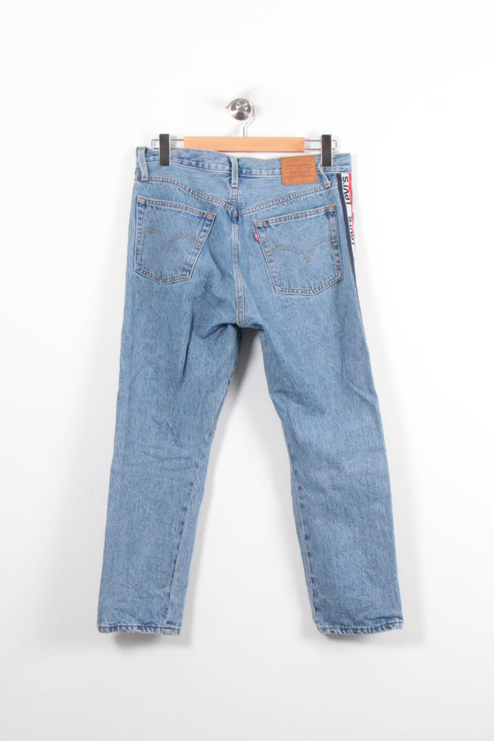 Jean Droit Bleu et Rouge - Taille L/40 de la marque Levi's | PARAD78418 - Vendu par Paradigme - Image 4