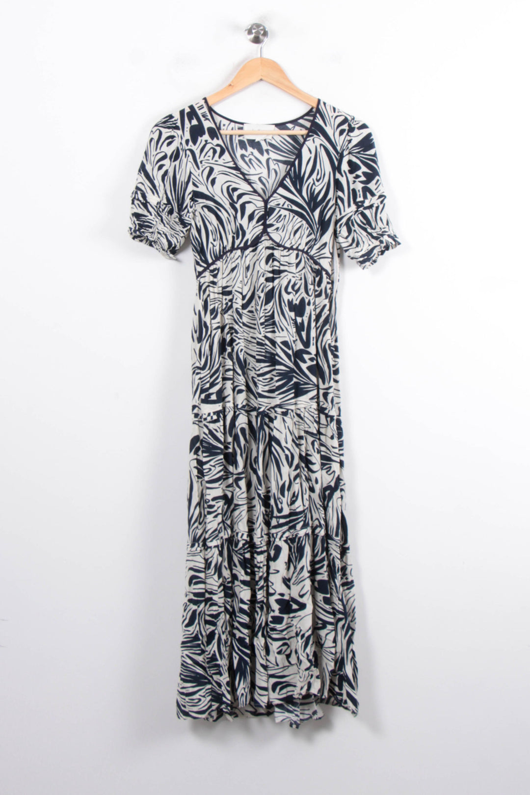 Robe Midi Bleu et Blanc - Taille XS/34 de la marque ba&sh | PARAD78426 - Vendu par Paradigme - Image 4
