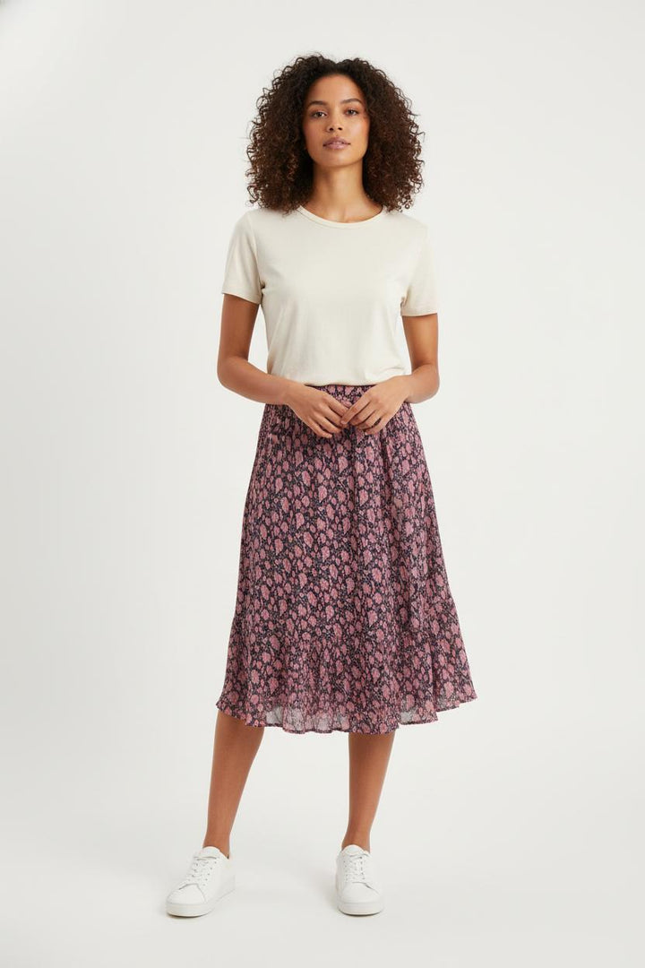 Jupe Midi Rose et Bleu - Taille S/36 de la marque Caroll | PARAD78428 - Vendu par Paradigme - Image 1