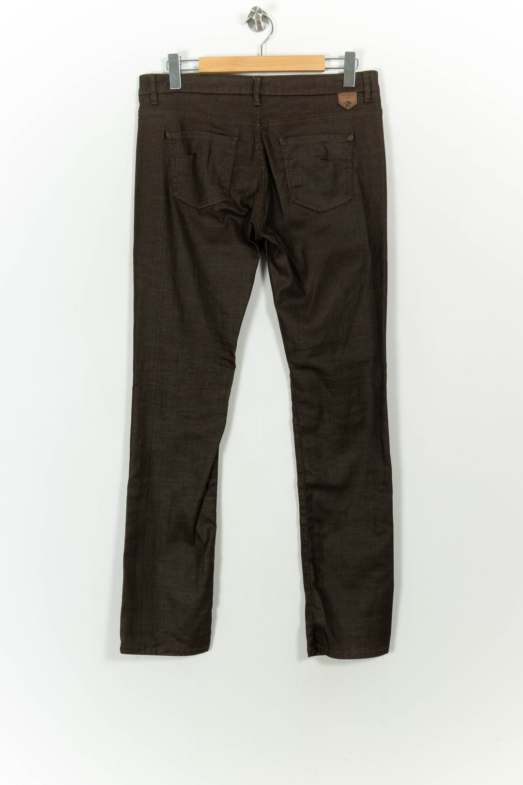 Jean Marron - Taille XL/42 de la marque IKKS | PARAD78435 - Vendu par Paradigme - Image 4