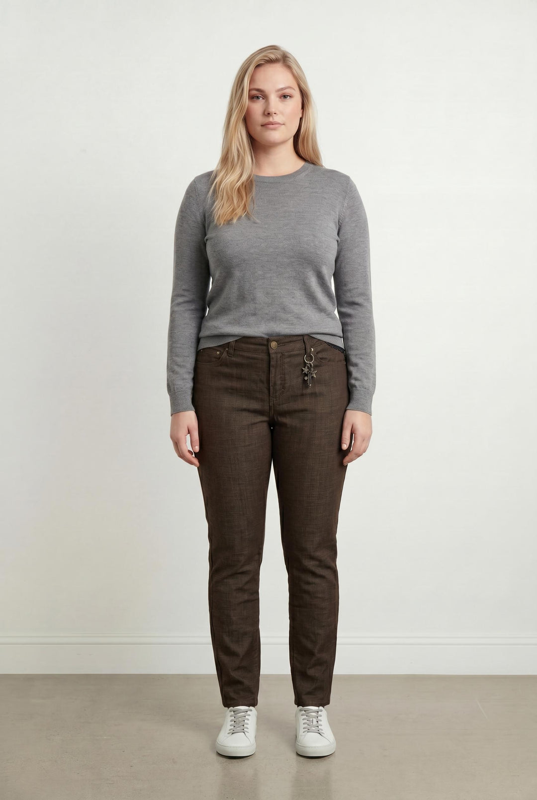 Jean Marron - Taille XL/42 de la marque IKKS | PARAD78435 - Vendu par Paradigme - Image 1
