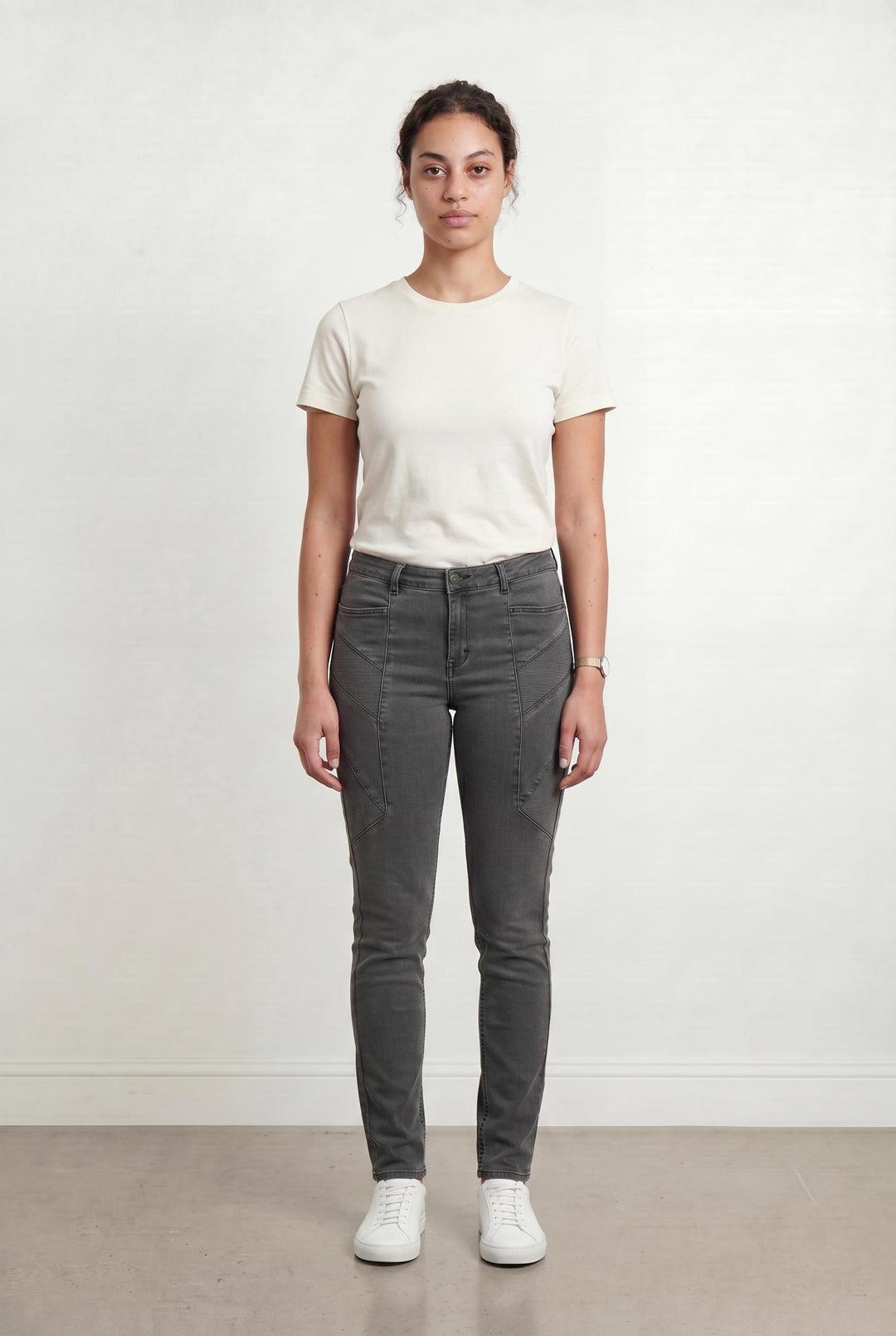 Jean Gris - Taille XL/42 de la marque IKKS | PARAD78437 - Vendu par Paradigme - Image 1