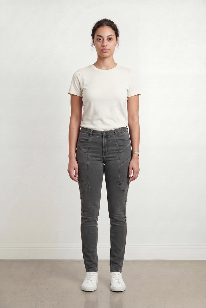 Jean Gris - Taille XL/42 de la marque IKKS | PARAD78437 - Vendu par Paradigme - Image 1