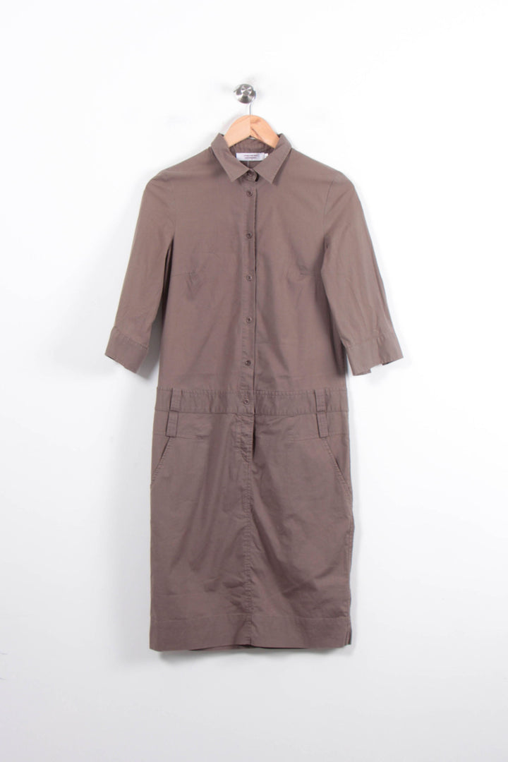 Robe Chemise Marron - Taille M/38 de la marque Comptoir des Cotonniers | PARAD78457 - Vendu par Paradigme - Image 2
