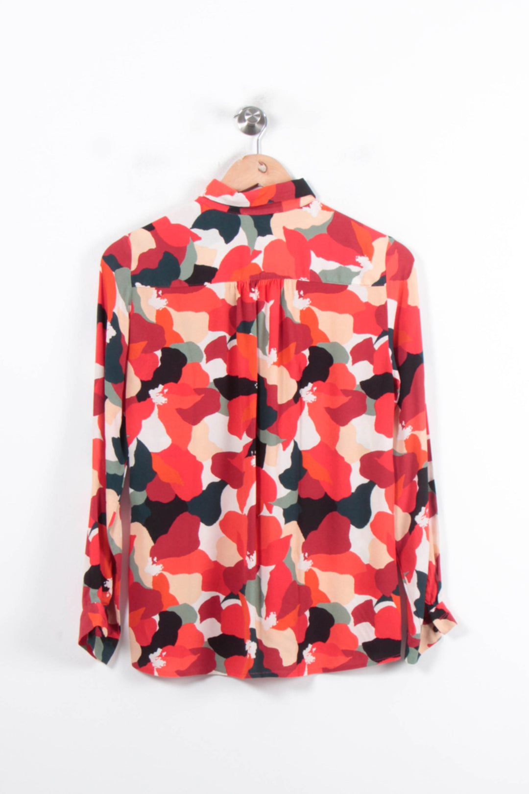 Chemise Rouge et Noir - Taille S/36 de la marque Caroll | PARAD78467 - Vendu par Paradigme - Image 4