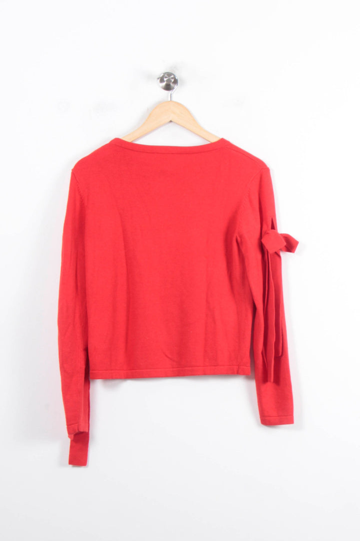 Pull Rouge - Taille S/36 de la marque Claudie Pierlot | PARAD78468 - Vendu par Paradigme - Image 4