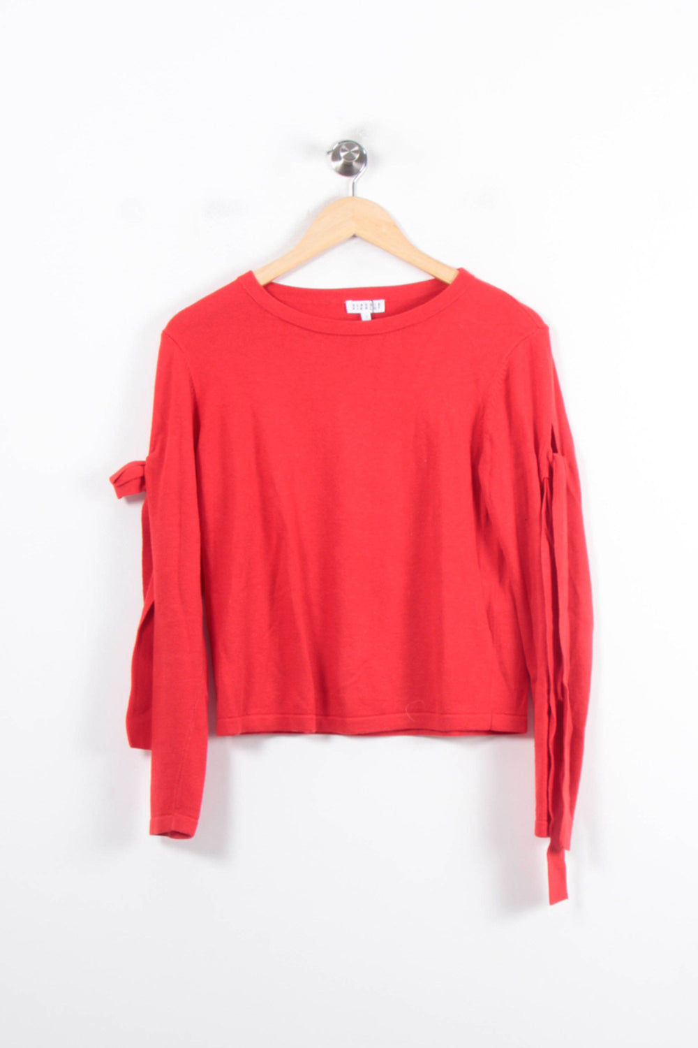 Pull Rouge - Taille S/36 de la marque Claudie Pierlot | PARAD78468 - Vendu par Paradigme - Image 2