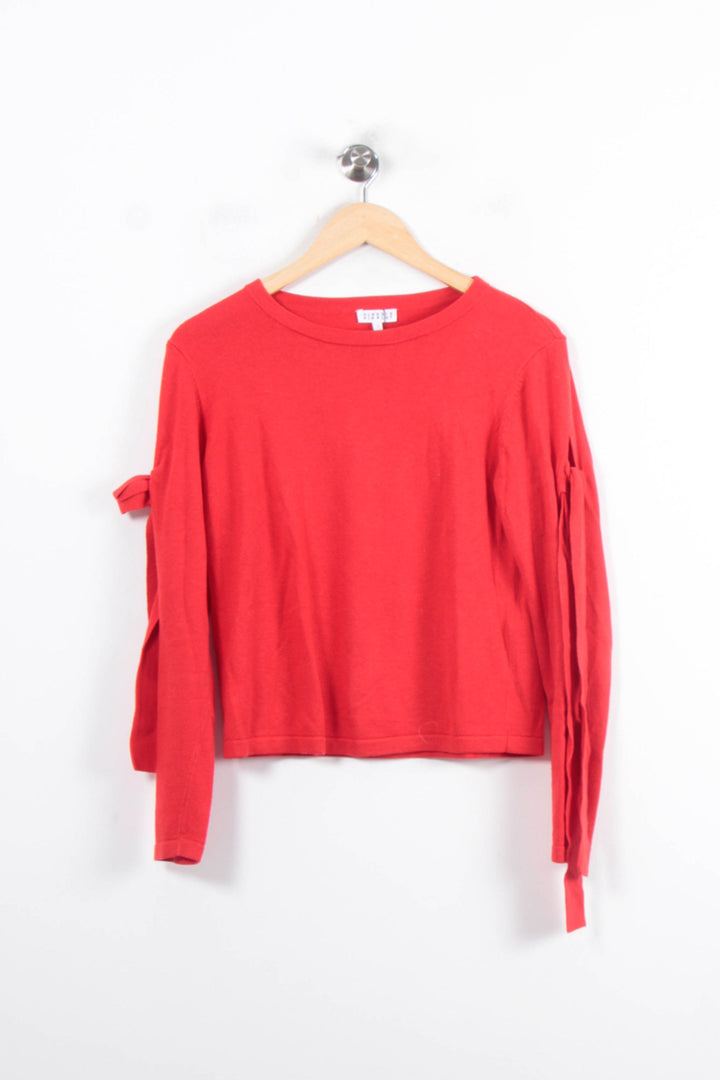 Pull Rouge - Taille S/36 de la marque Claudie Pierlot | PARAD78468 - Vendu par Paradigme - Image 2