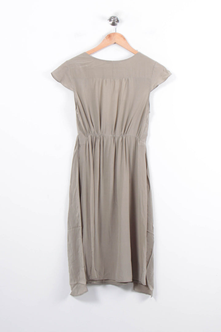 Robe Courte Beige - Taille S/36 de la marque Sandro | PARAD78470 - Vendu par Paradigme - Image 4