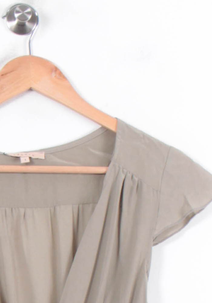 Robe Courte Beige - Taille S/36 de la marque Sandro | PARAD78470 - Vendu par Paradigme - Image 3