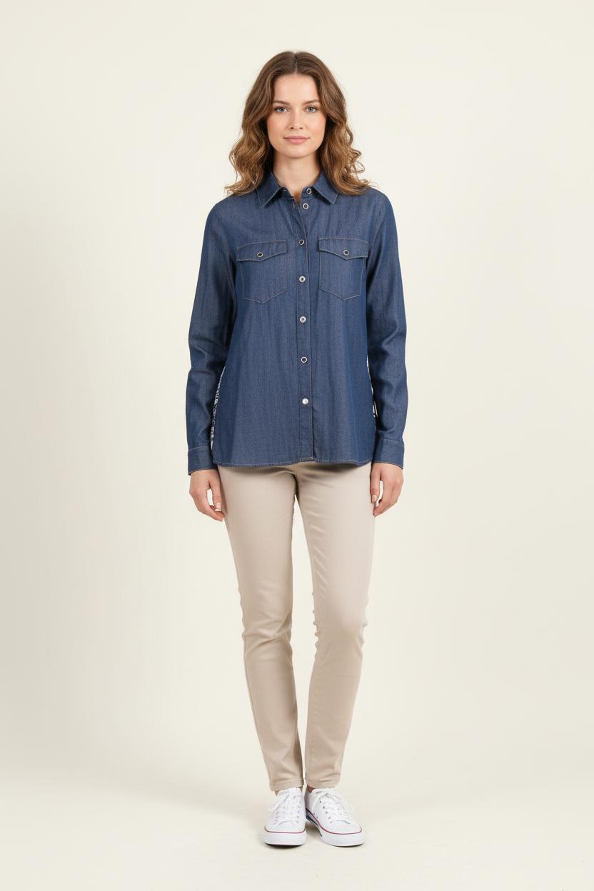 Chemise Denim Bleue - Taille XS/34 de la marque Liu Jo | PARAD78472 - Vendu par Paradigme - Image 1