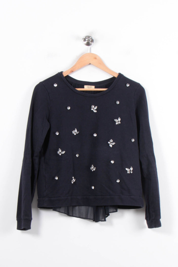Sweatshirt Bleu - Taille S/36 de la marque Liu Jo | PARAD78474 - Vendu par Paradigme - Image 2