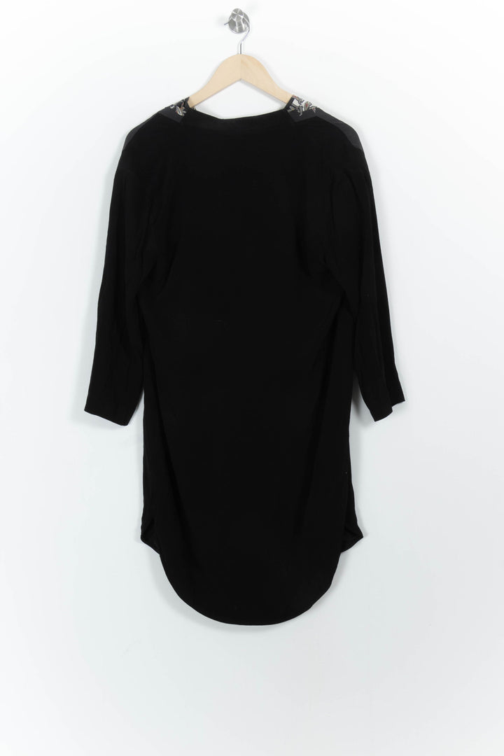 Robe Courte Noire et Blanche - Taille L/40 de la marque Sandro | PARAD78484 - Vendu par Paradigme - Image 4