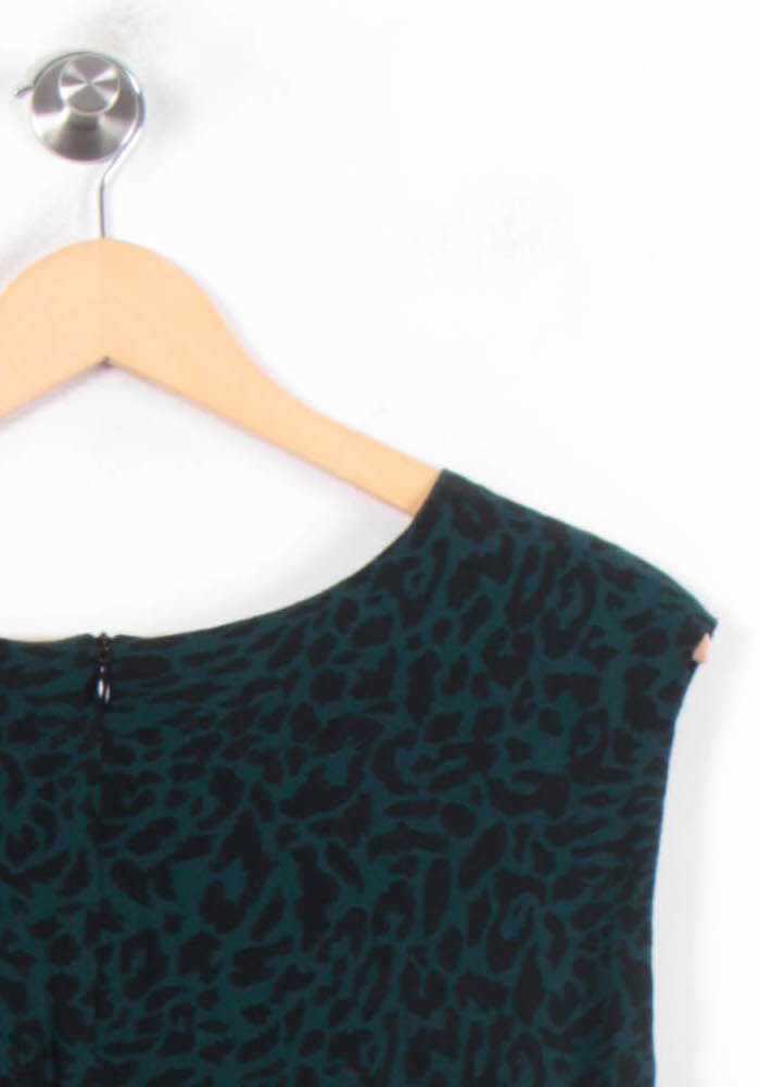 Robe Droite Noire et Verte - Taille S/36 de la marque Comptoir des Cotonniers | PARAD78485 - Vendu par Paradigme - Image 3