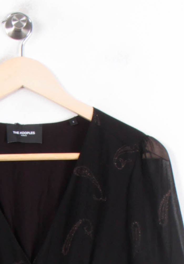 Robe Courte Noire - Taille M/38 de la marque The Kooples | PARAD78492 - Vendu par Paradigme - Image 3