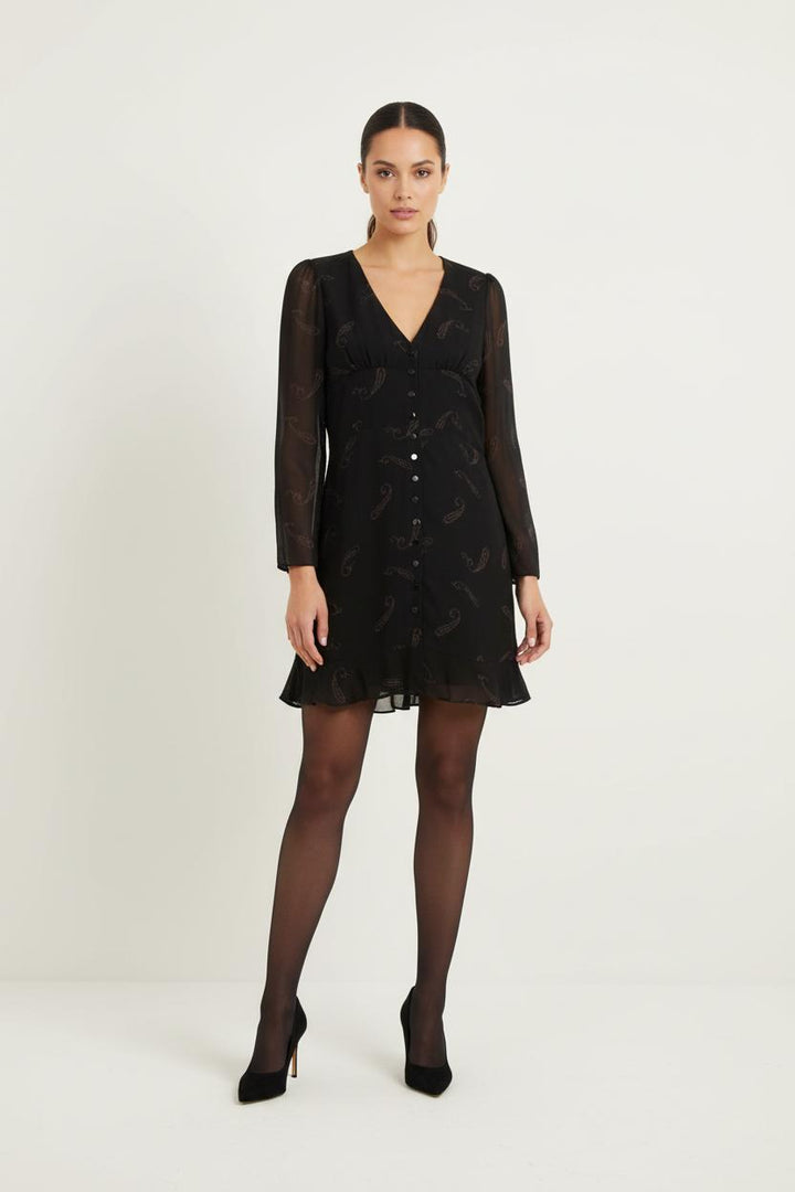 Robe Courte Noire - Taille M/38 de la marque The Kooples | PARAD78492 - Vendu par Paradigme - Image 1
