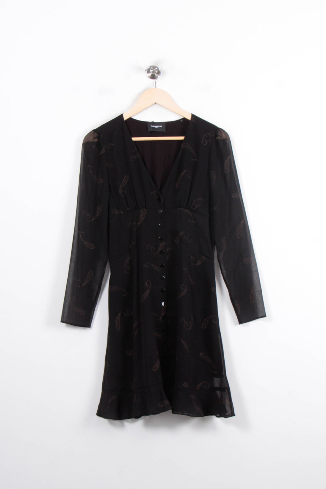 Robe Courte Noire - Taille M/38 de la marque The Kooples | PARAD78492 - Vendu par Paradigme - Image 2