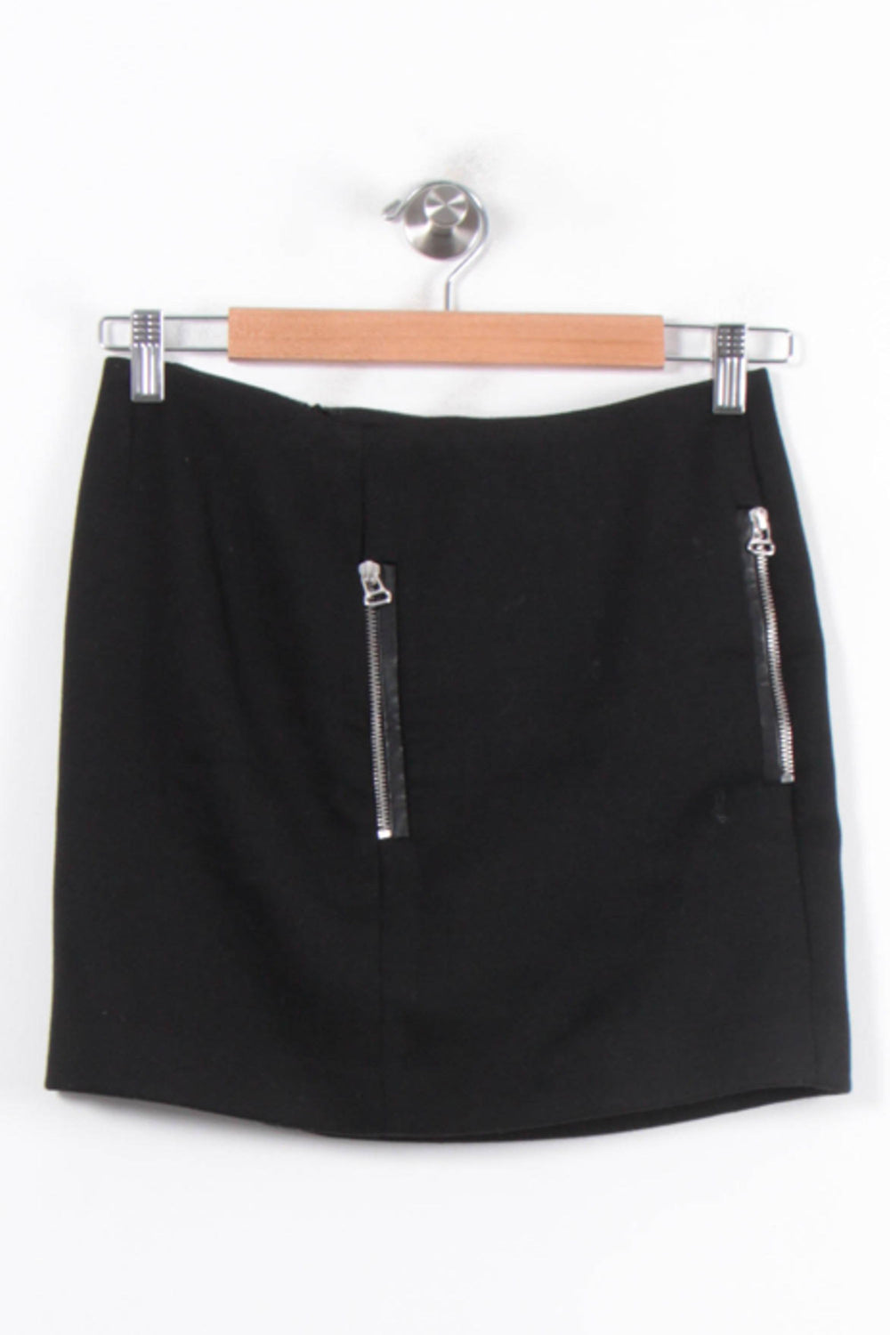Jupe Droite Noire - Taille XS/34 de la marque Maje | PARAD78497 - Vendu par Paradigme - Image 2
