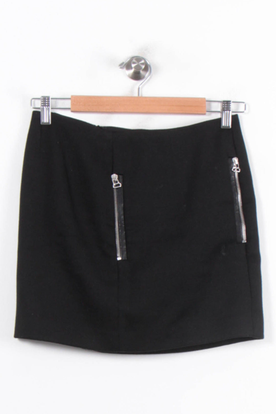 Jupe Droite Noire - Taille XS/34 de la marque Maje | PARAD78497 - Vendu par Paradigme - Image 2