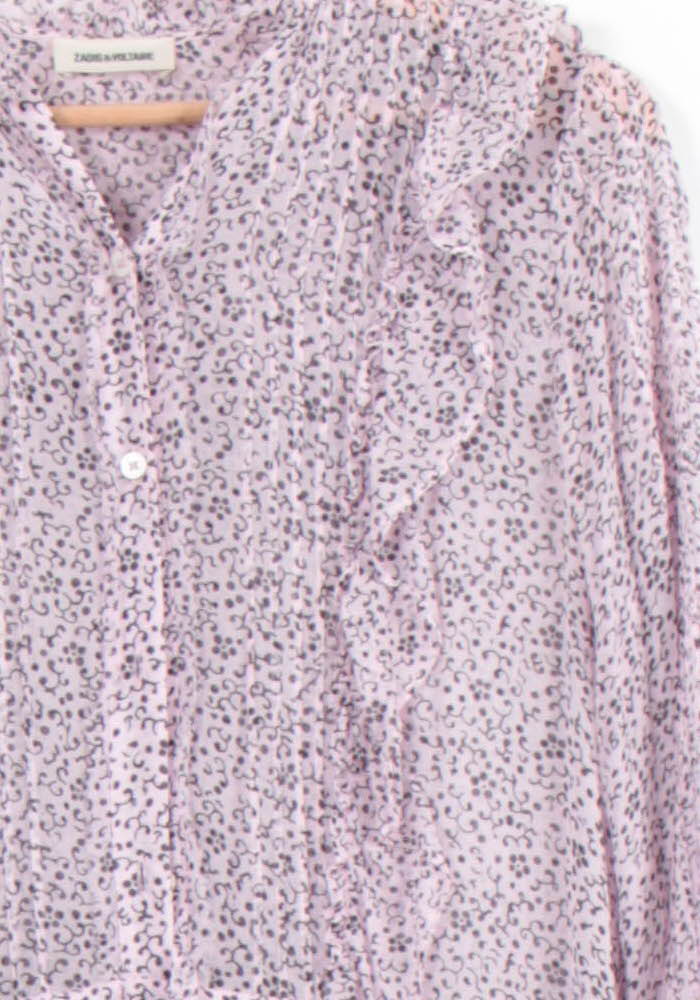 Robe Longue Violette - Taille M/38 de la marque Zadig&Voltaire | PARAD78498 - Vendu par Paradigme - Image 3