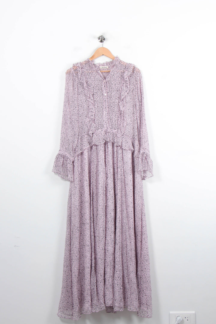 Robe Longue Violette - Taille M/38 de la marque Zadig&Voltaire | PARAD78498 - Vendu par Paradigme - Image 2