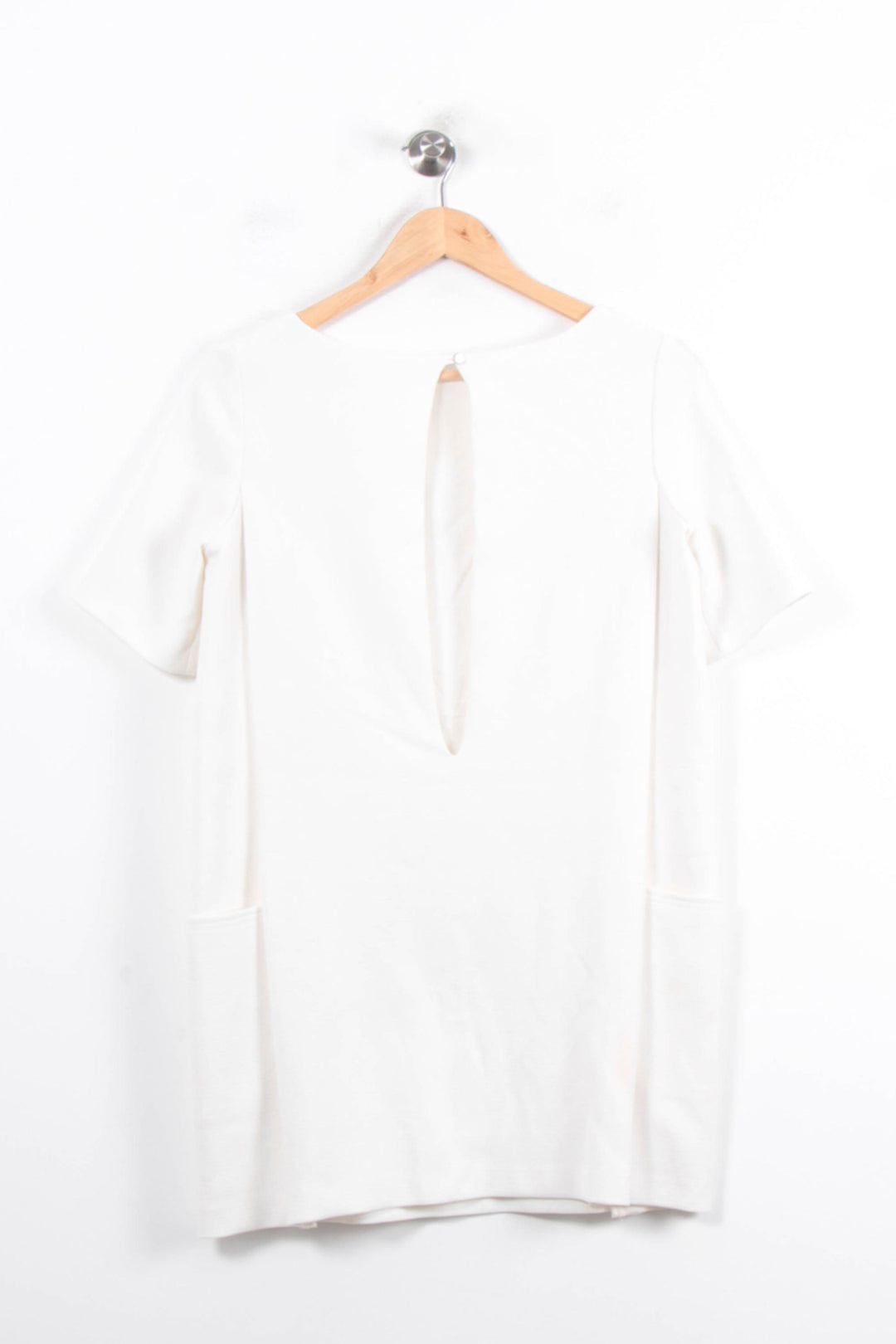 Robe Droite Blanche - Taille XS/34 de la marque ba&sh | PARAD78500 - Vendu par Paradigme - Image 4