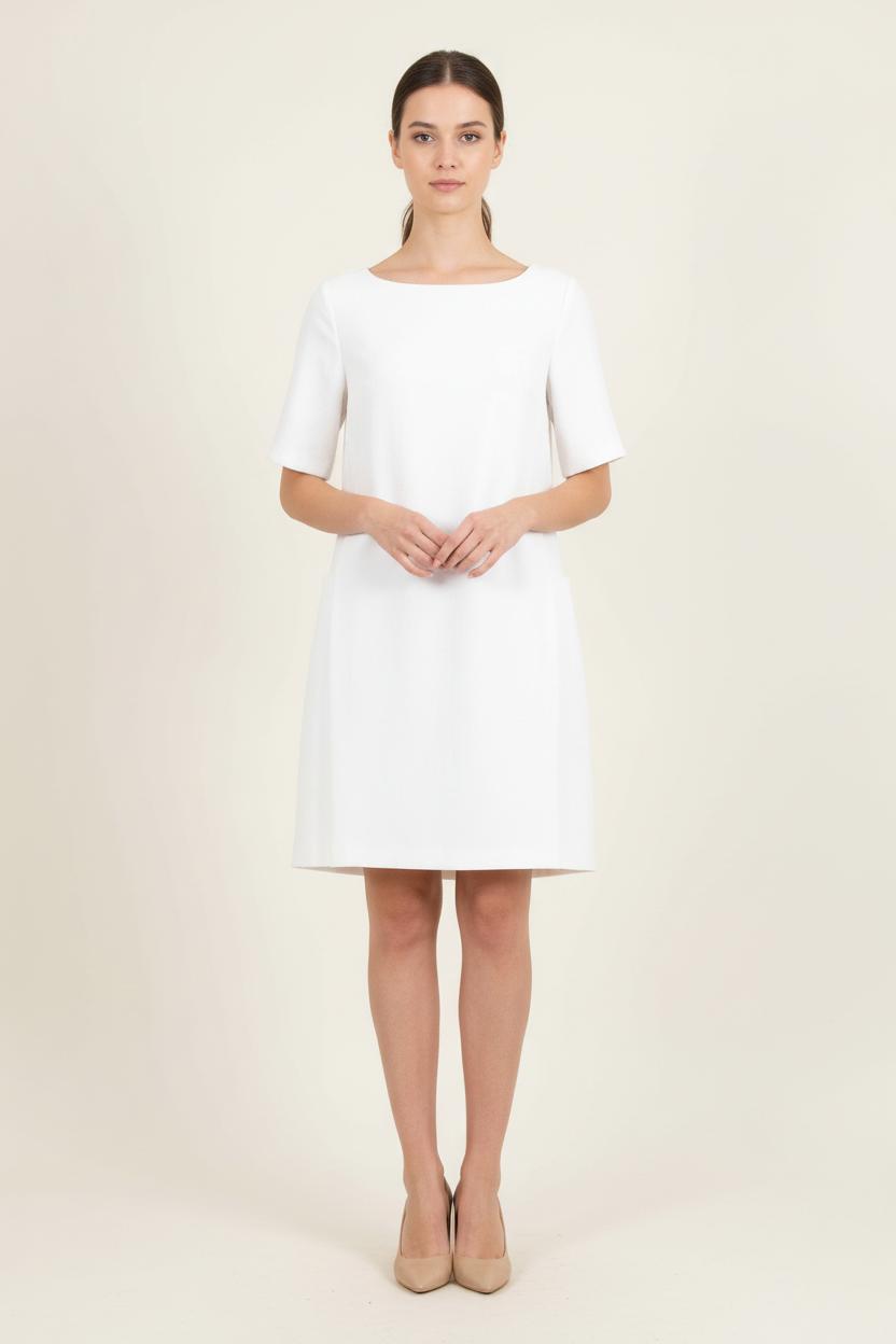 Robe Droite Blanche - Taille XS/34 de la marque ba&sh | PARAD78500 - Vendu par Paradigme - Image 1