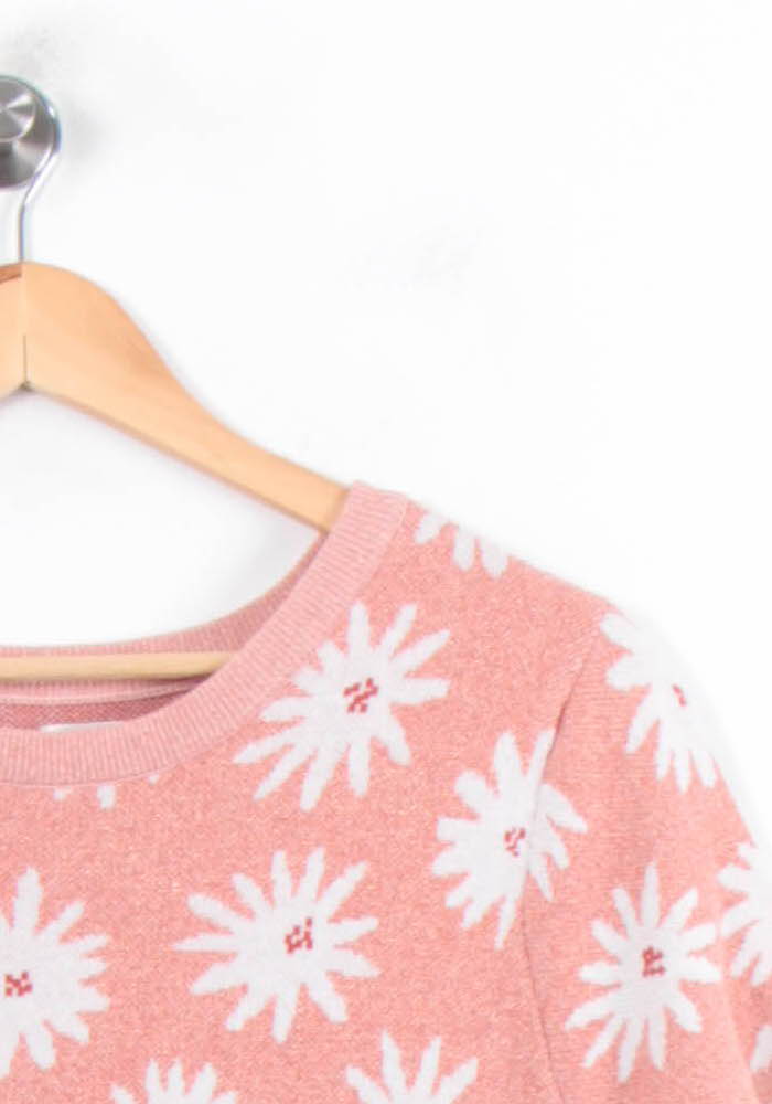 Robe T-shirt Rose et Blanche - Taille L/40 de la marque Des petits hauts | PARAD78502 - Vendu par Paradigme - Image 3
