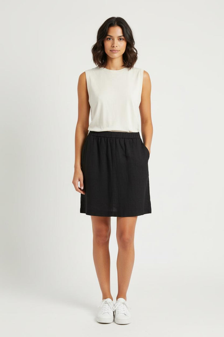 Jupe Courte Noire - Taille S/36 de la marque ZAPA | PARAD78508 - Vendu par Paradigme - Image 1