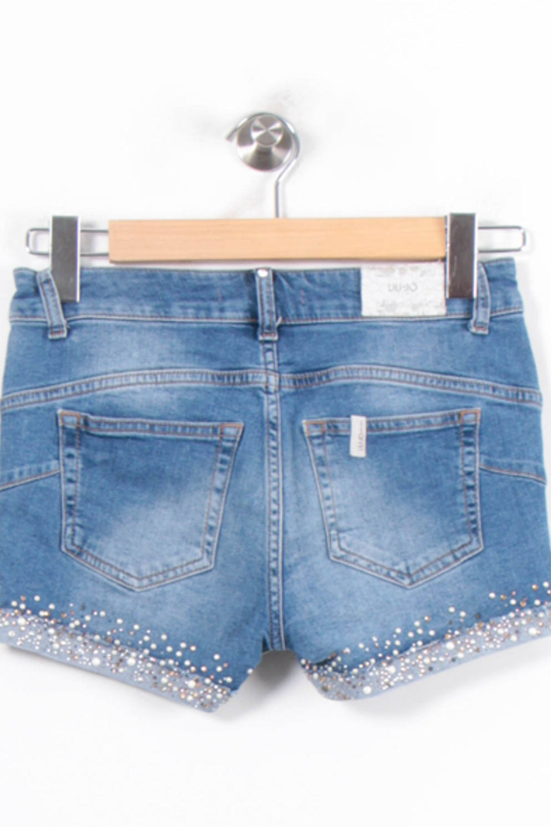 Short en Jean Bleu - Taille S/36 de la marque Liu Jo | PARAD78510 - Vendu par Paradigme - Image 4