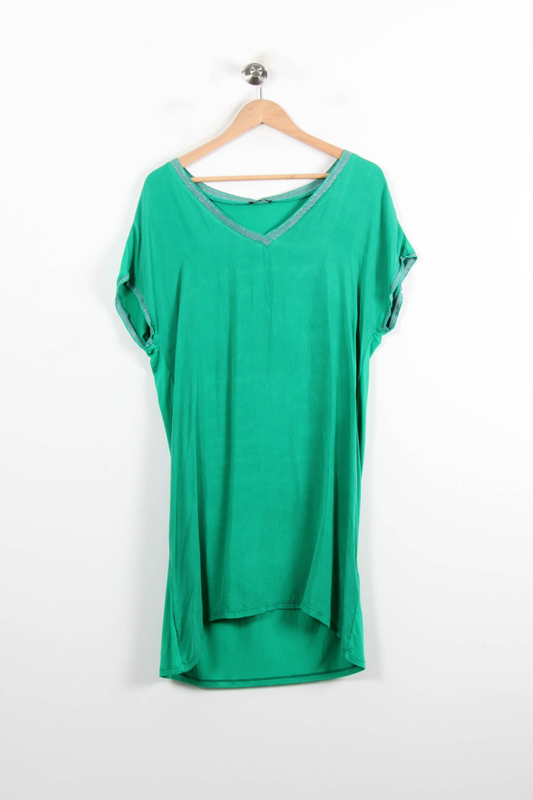 Robe T-shirt Verte - Taille XL/42 de la marque IKKS | PARAD78545 - Vendu par Paradigme - Image 2