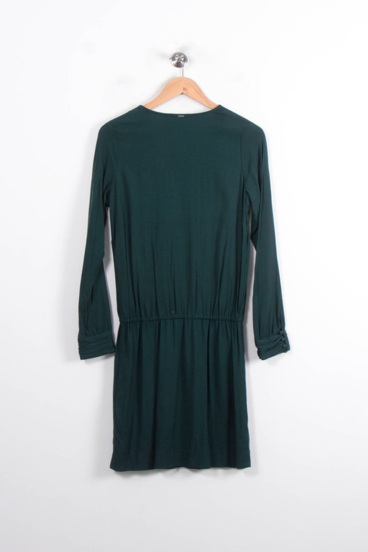 Robe Cache-Cœur Verte - Taille M/38 de la marque IKKS | PARAD78556 - Vendu par Paradigme - Image 4