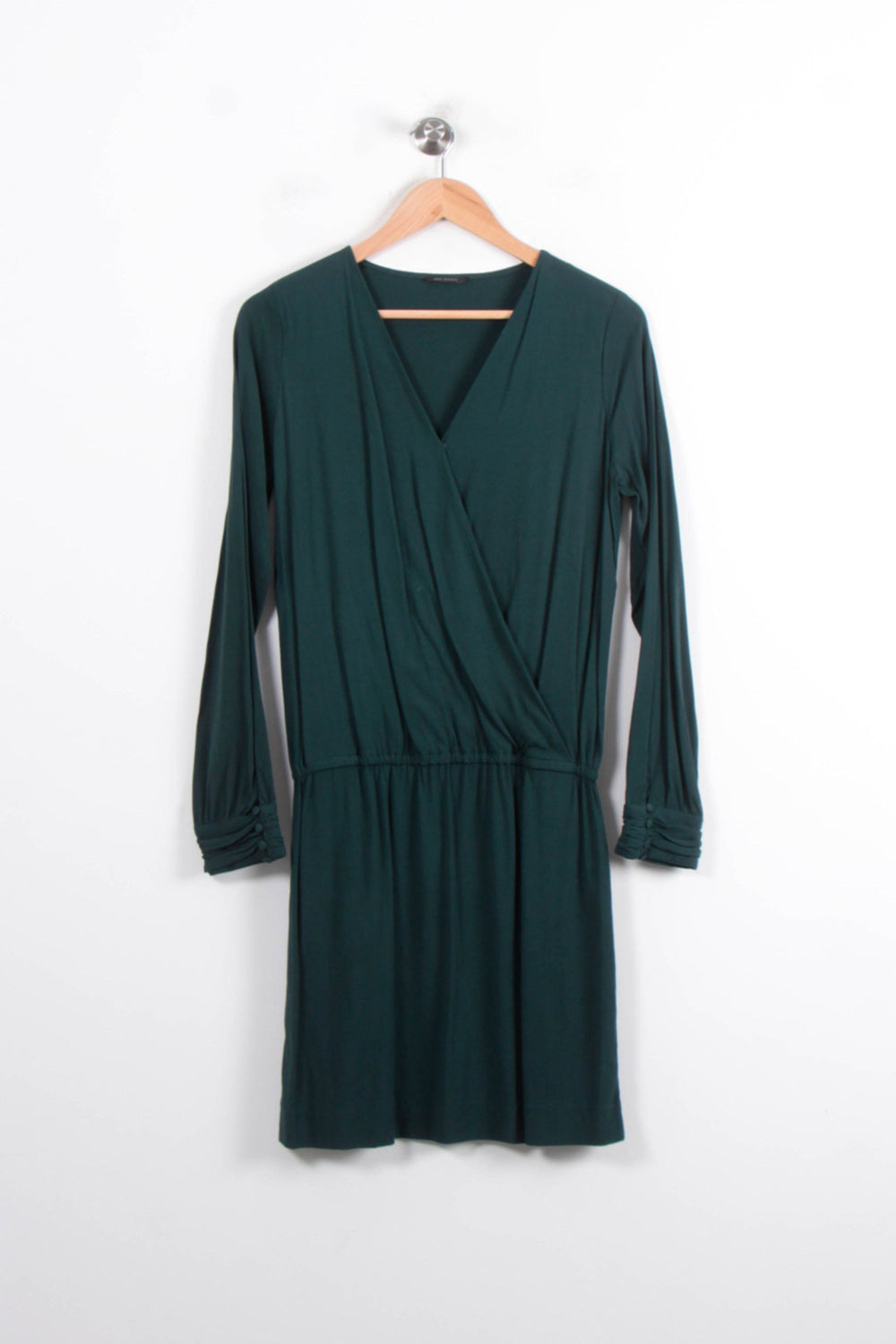 Robe Cache-Cœur Verte - Taille M/38 de la marque IKKS | PARAD78556 - Vendu par Paradigme - Image 2