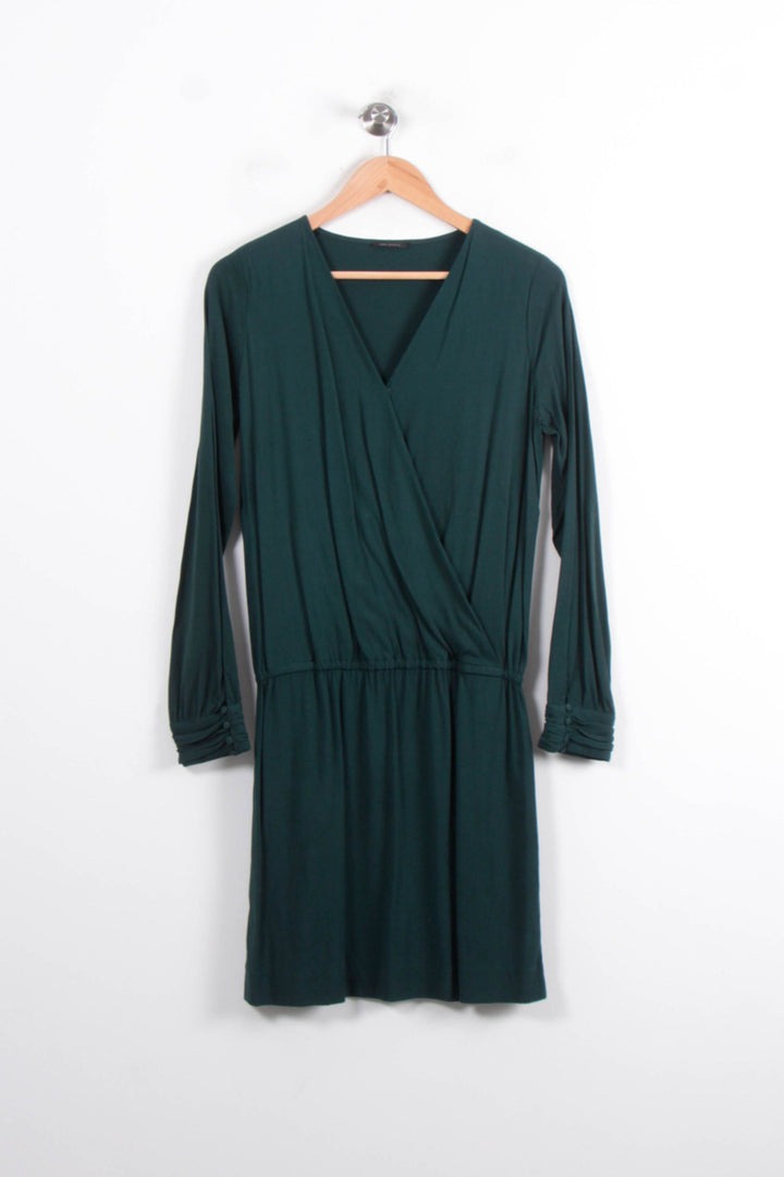 Robe Cache-Cœur Verte - Taille M/38 de la marque IKKS | PARAD78556 - Vendu par Paradigme - Image 2