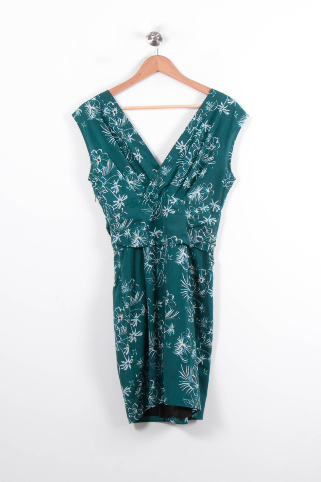 Robe Portefeuille Verte - Taille M/38 de la marque IKKS | PARAD78558 - Vendu par Paradigme - Image 4