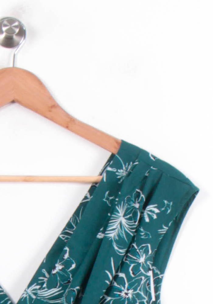 Robe Portefeuille Verte - Taille M/38 de la marque IKKS | PARAD78558 - Vendu par Paradigme - Image 3